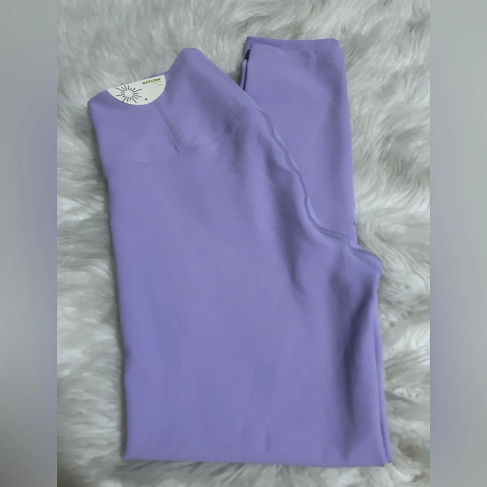Aerie Offline Goals Lavender Leggings - Picture 2 of 5